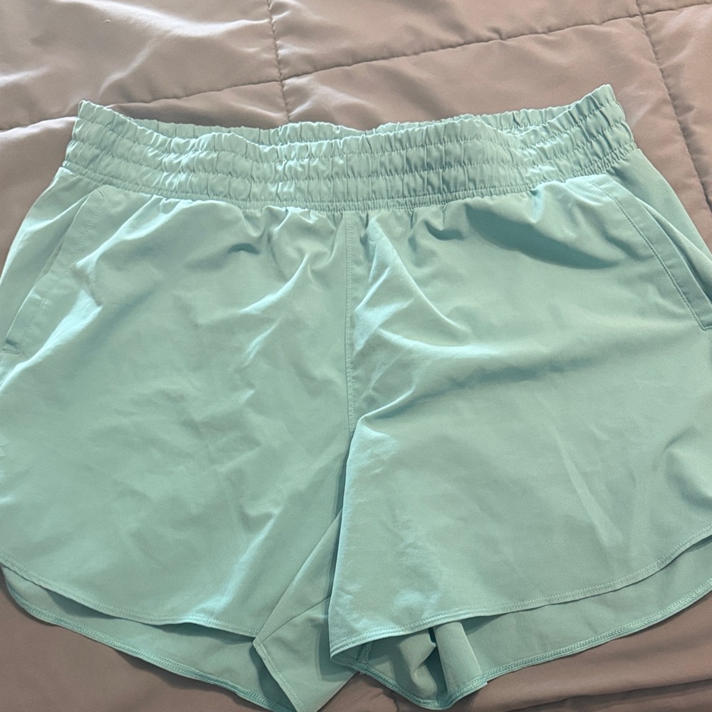 Under Armour Light Aqua Women's Athletic Shorts